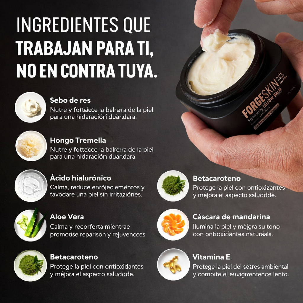 FORGE SKIN: CREMA ANTIARRUGAS PARA HOMBRES