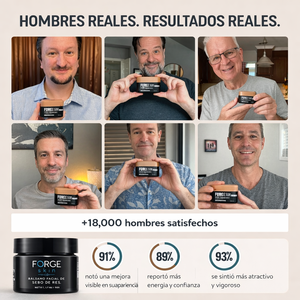 FORGE SKIN: CREMA ANTIARRUGAS PARA HOMBRES