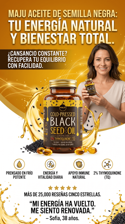 Maju aceite de semilla negra premium